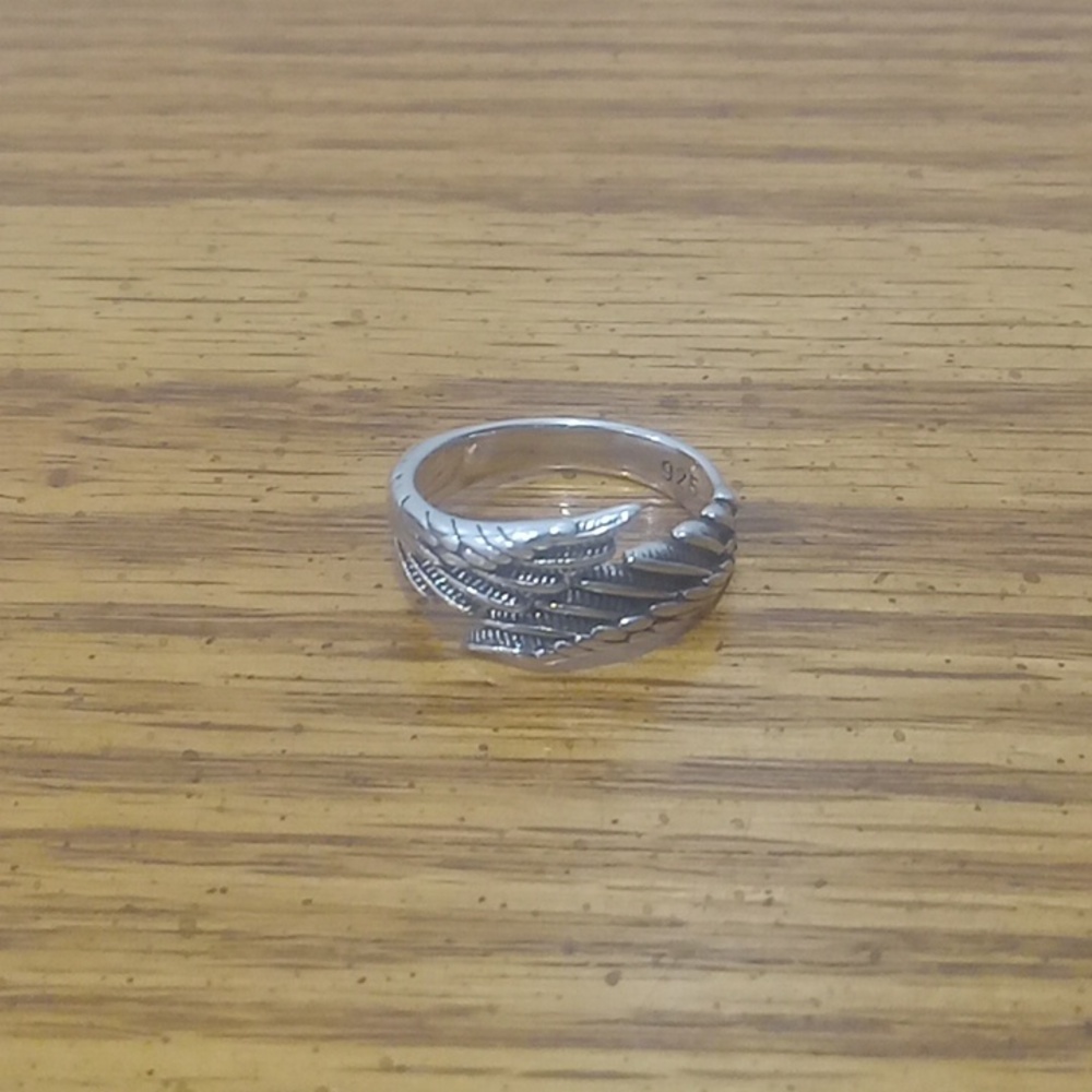 COPY - Sterling silver wings ring (adjustable size)